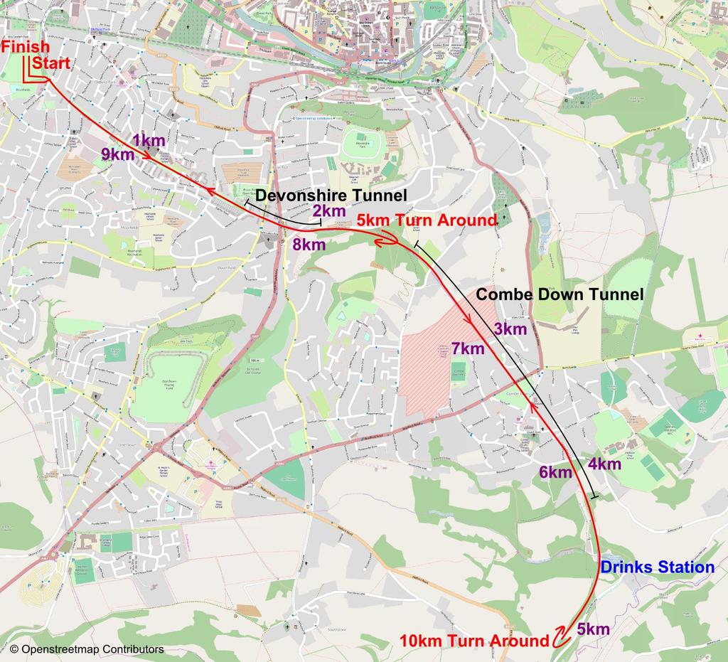Course Map 5km, 10km