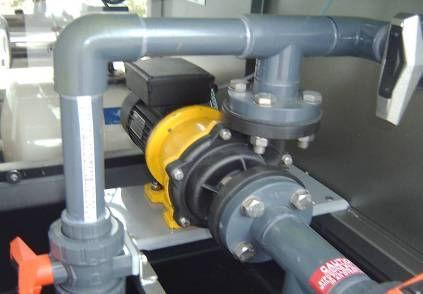 Flow-meters, Pressure Relief Valves and Dosing Hose.