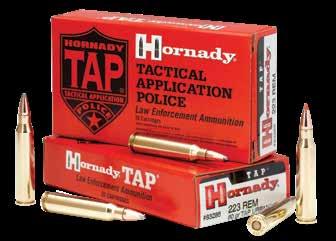 This ammunition features clean burning propellants and enhanced terminal performance.