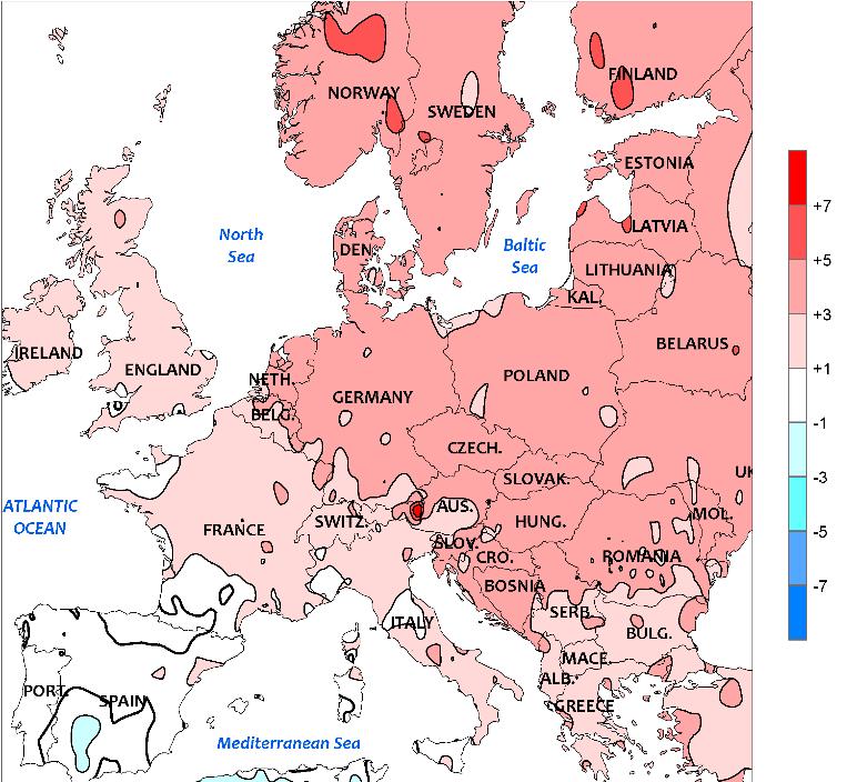 EXTREME WEATHER EVENTS IN EUROPE 90 DAY
