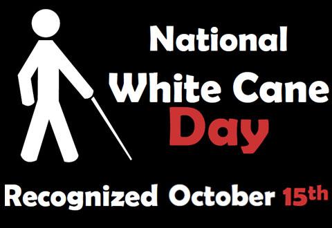 October Is White Cane Awareness Month Stop for White Cane And Dog Guide Users At Street Crossings It s the LAW!