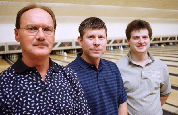 Chuck Bork, Scott Weston and Dale Hofmeister were voted three of the top bowlers in Bay City history in 2000. (Michael Randolph MLi