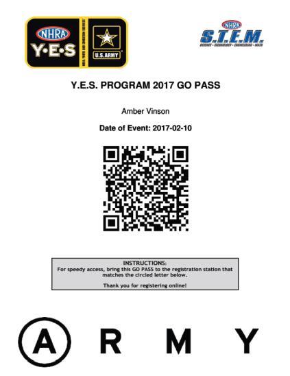 Step 4: Once registered for the event you will get an automatic reply email from the YES Program with your specific student/chaperone registration link and teacher dashboard.