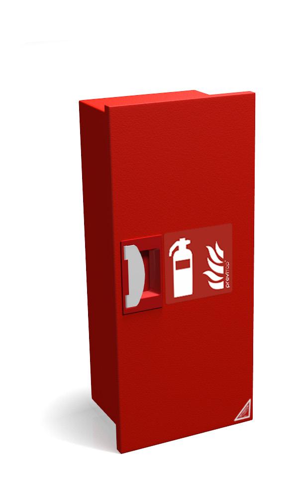 Fire Extinguisher Cabinets For WALL-MOUNTING 200 mm 350 mm Fire extinguisher Max. Weight (Kg) (work) 13.