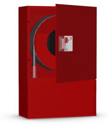 Hose Reel and Cabinet with Foam Tank 1060 mm 11.3-20H 20, 25 and 30 1060 x 700 x 260 11.3-25H 11.3-30H 20.1 Trim frame 25 mm 1060 x 700 Abas galvanized steel 1,5 mm. Tambor galvanized steel.