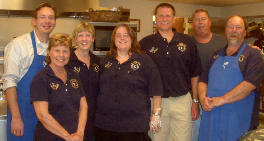 Gagewood Lions Page 4 PADS Twice a year the Gagewood Lions donate dinner to the
