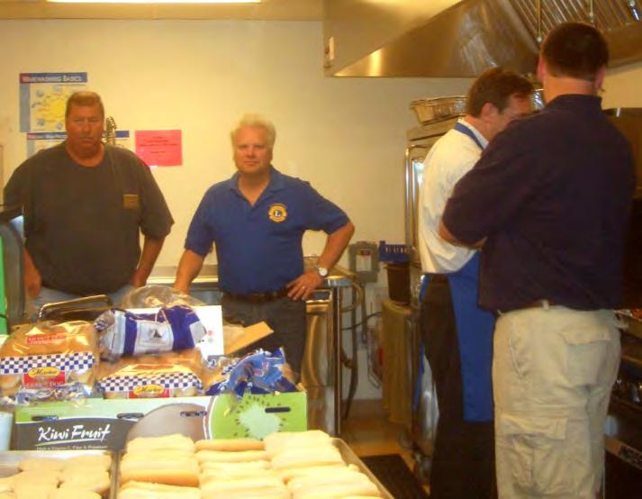 Our famous brats, burgers and hot dogs were on the menu along with potato salad,