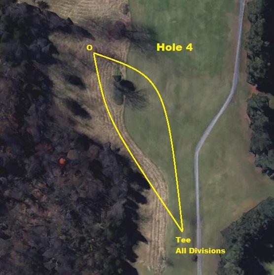 Hole 4 has multiple options off the tee.