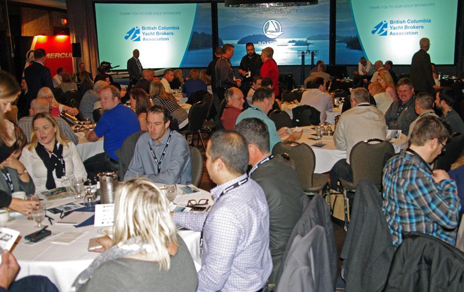 IT S THE INDUSTRY EVENT OF THE YEAR. Once a year the recreational boating industry in British Columbia steps away from their busy lives to attend the Boating BC Conference.