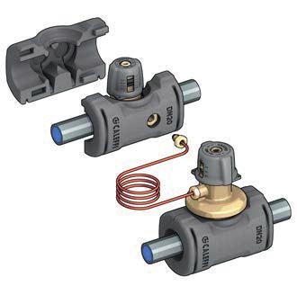 a) Reduced overall dimensions The two valves have compact dimensions, maintaining high accuracy and performance over a wide range of flow rates and adjustable p.