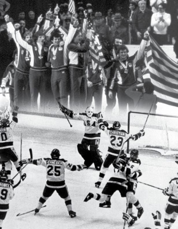 The memory of Mike Eruzione, Jim Craig, Jack O Callahan and Dave Silk embracing each other after the gold medal game will forever be engraved in our memories.
