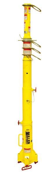 74m) n Portable Fall Arrest Post DH-AP-1/ Telescoping design allows overall height to be adjusted in three stages from 32.75-in. (0.