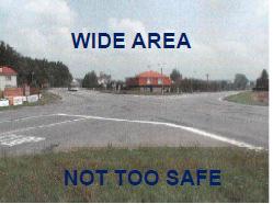 45 46 Designing Safe Intersection Four basic rules of good design to reduce the likelihood of traffic accidents include: 1.