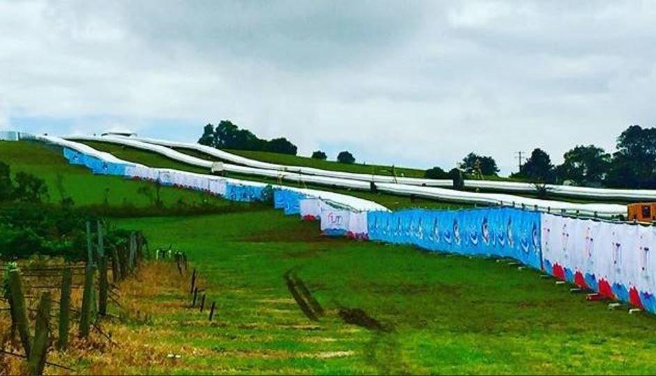 The World s Largest Inflatable Water Slide A Public Health Nightmare
