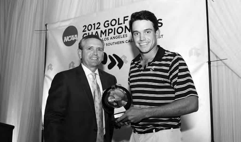 ACADEMIC SUCCESS EXCELLENCE IN THE CLASSROOM Cory Whitsett 2012 & 2013 NCAA Elite 89 Award winner The Crimson Tide golf team has a history of producing some of the University s best athletes and