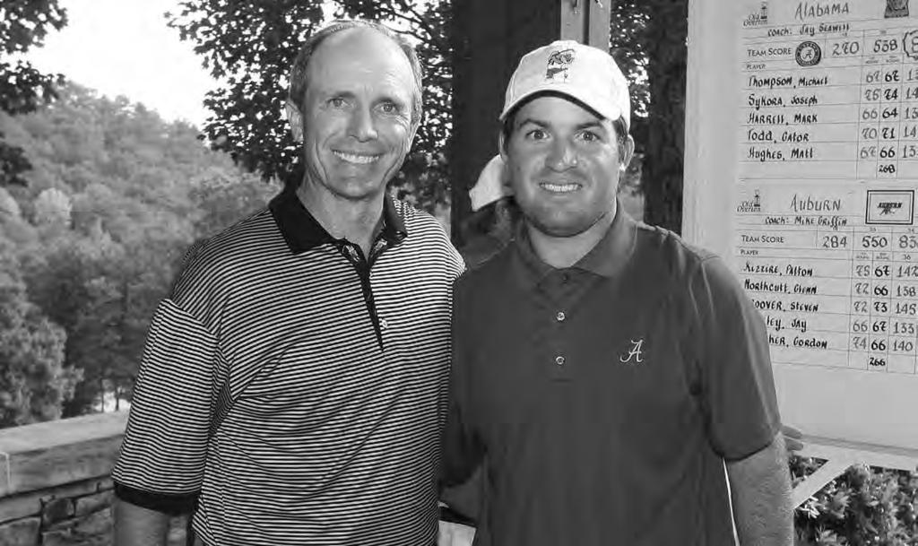 JERRY PATE NATIONAL INTERCOLLEGIATE Jerry Pate with Alabama s Mark Harrell after he won the 2007 Jerry Pate National Intercollegiate.