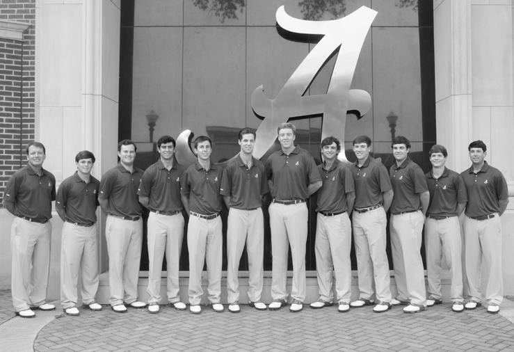 OUTLOOK 2015-16 OUTLOOK MEN S GOLF PREVIEW By Christopher Walsh When it comes to filling out his lineup, University of Alabama men s golf coach Jay Seawell likens the five he plays during a team