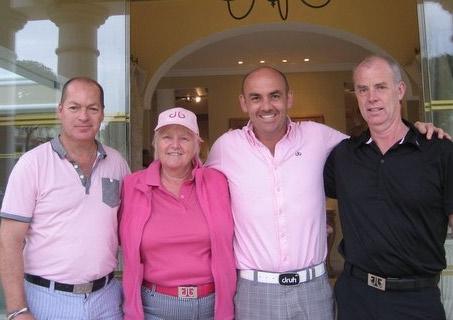 We held a very successful day for the On Course Foundation at Pinheiros Altos and was able to present Gregg Stevenson with 4,300 raised by the day.