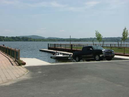 Progress continued towards an accessible fishing pier on South Bay of Lake Champlain.