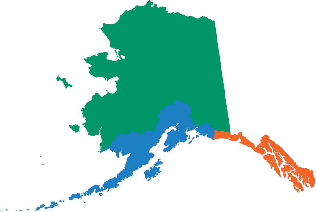 (Region III) (Region I) (Region II) SOUTHEAST MARINE (SUBREGION) Within southeast Alaska, the popularity of salt-water fishing accounted for almost half of all angler spending.