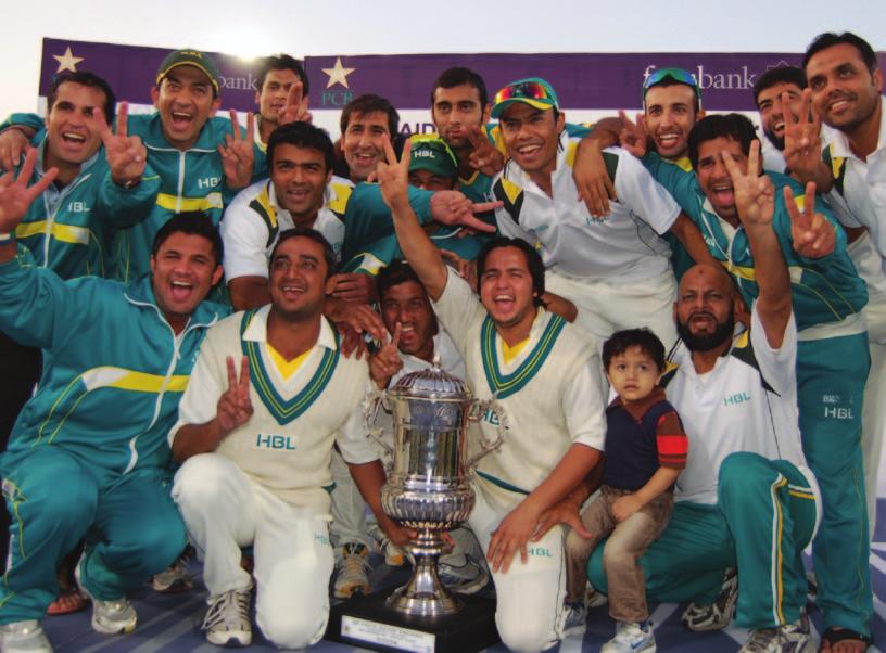 Review Quaid Trophy Final 2010-11 The future is Orange Habib Bank triumph breaks 22 - year old jinx For the first time in the country s domestic cricket history the final of the premier domestic