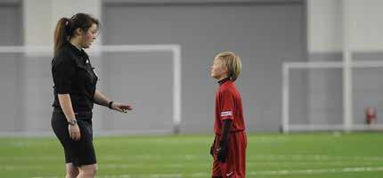 5 Match Officials Any person who referees a game of Development Football has the authority to apply the Laws of even if they are not a fully qualified referee.