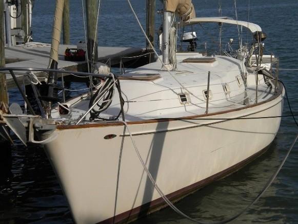Extensive sail inventory including UK Tapedrive main and UK Tapedrive 155% genoa made for THIS boat. Three spinnakers and many other sails. Spinnaker pole and line control whisker pole.