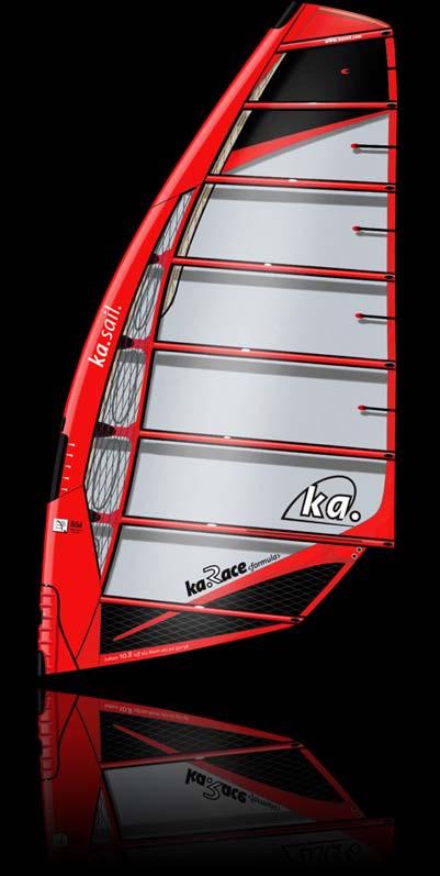KaRace, for serious competitors... www.kasail.com 5 and 7 Mil Monofilm sail body for crisp response and acceleration. 5 Mil Xply foot panels for durability. Wide Luff sleeve.
