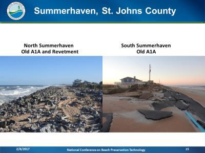 (including dune walkovers, patios and decks). Also numerous timber seawalls were destroyed and many vinyl composite seawalls were damaged. We ve identified a roughly 9.