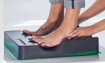 core of the FootBalance process. 1. The customer s feet are analysed with the use of our podoscope. 2.