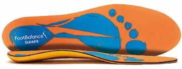 range of footwear Two arch heights to support low to medium arches and medium to high arches QuickFit Orange Width / Pattern: Narrow Arch Height: Mid-Low Sizes: 35 50 Whilst QuickFt