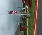 America" while watching these beautiful flags wave in our Texas wind.