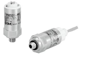Compact Pneumatic Pressure Sensor PSE530 Series RoHS Series Rated pressure range 100 kpa 0 100 kpa 500 kpa 1 MPa