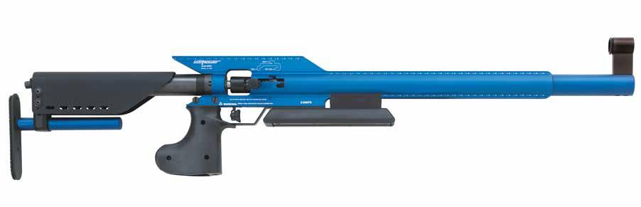 or 206 Bar compressed air, the rifle is totally recoilless and with the match grade