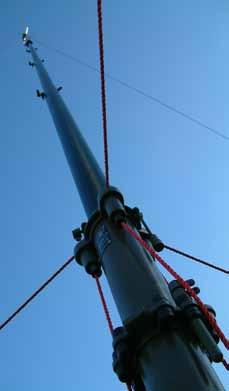 MILITARY MASTS PU MAST Simple in concept, sophisticated in detail The first PU Mast was first produced to satisfy a military requirement in 1972 and the inherent and initial design qualities have