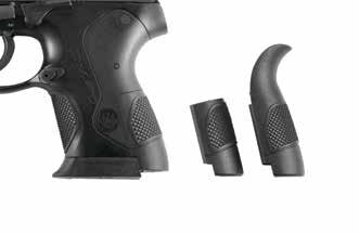 The Sub-Compact s Snap-Grip allows shooters with larger