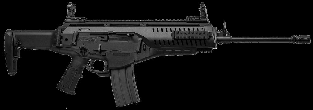 Releases The multi-position folding stock allows the user to adapt the rifle for every firing scenario.