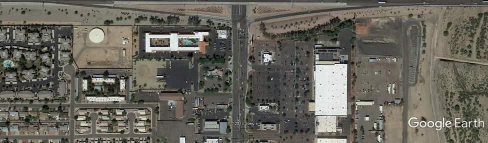 intersection, EB off-ramp: three lanes at intersection 40 mph Yes Yes Yes Yes Paved shoulder Site Photo N N Dysart Rd I-10 Data Summary Video data collection was conducted at the interchange on