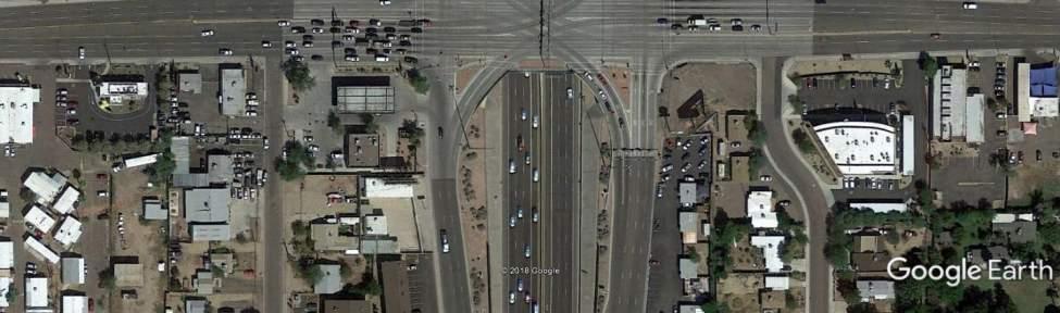 intersection; SB off-ramp: 5 lanes at intersection 40 mph Yes Yes Yes Yes No Site Photo N I-17 Glendale Ave Data Summary Video data collection was conducted at the single-point urban interchange on