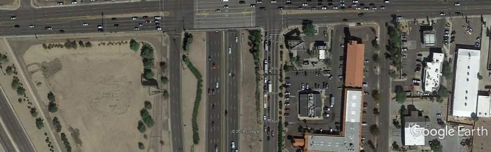 intersection; SB off-ramp: four lanes at the intersection 35 mph Yes Yes Yes Yes No Site Photo Thomas Rd Data Summary Video data collection was conducted at this interchange location on Wednesday,