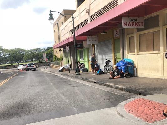 Station located in the parking restricted area on the mauka side of Pauahi Street diamond head from River Street Station 6 from curb 18 80 20 to crosswalk Location: mauka side of Pauahi Street
