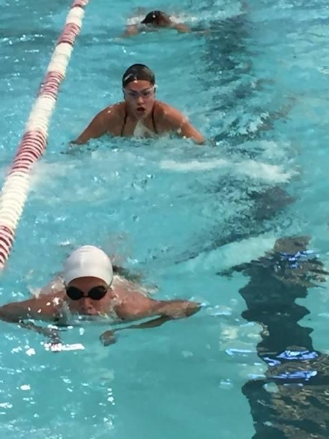 All boys and girls did a great job in contributing toward the final point count. Our swimmers are determined and dedicated, showing up for everyday at 6:30 a.m for swim practice at the natatorium.