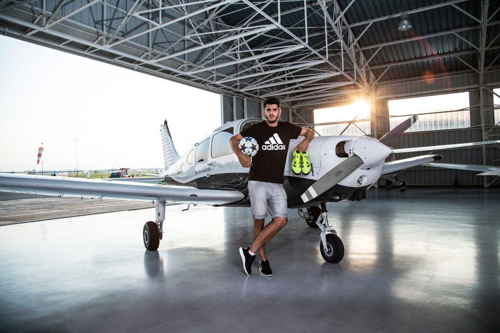 FACEBOOK, TWITTER Buckle up. @Alvaromorata is ready for takeoff.
