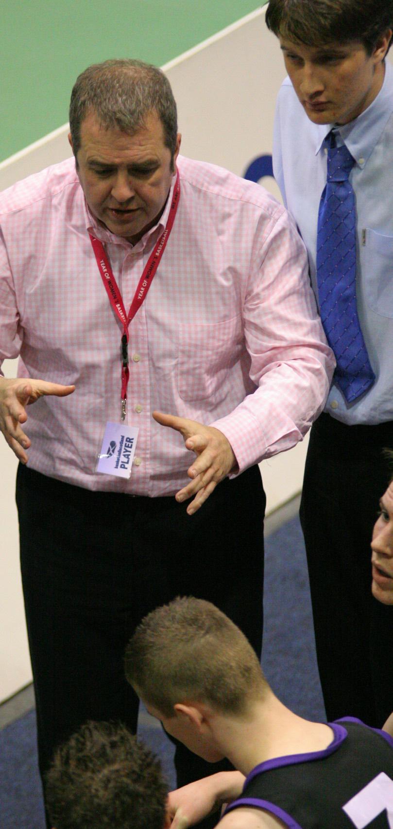Prior to this Doug was the Scotland U16 Men s Head Coach from 2005 until 2009 with his team taking a Gold medal at the 2008 FIBA Europe Division C Championship and Silver in 2006.