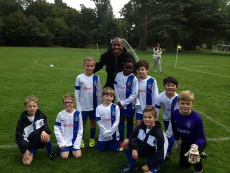 U9 Heathmount Football Winners 2013 (pictured here with Ashley Young, Manchester United and