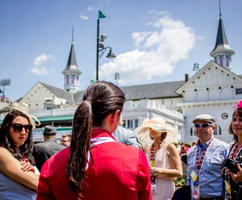 INCLUSIONS Expert tour guide Witness, first hand the famed Riders Up where jockeys mount their equine athletes and proceed onto the track to compete Rub elbows with horse owners,