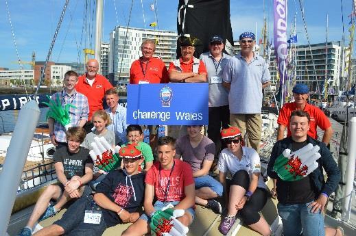 Representing Wales, will be Wales Tall Ship; Challenge Wales.