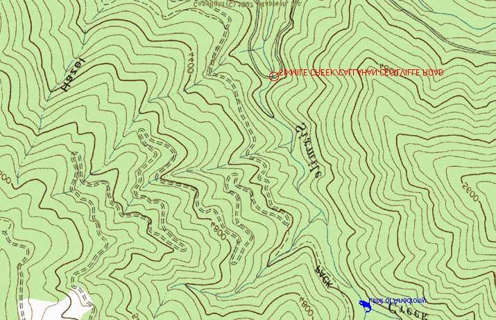Site #3: Sixmile Creek/Callahan-Cecilville Road; South Fork Salmon River; Salmon River; Klamath River Ranking: #28 = Low-Priority Location: Road ID #1C02; County Map #3. USGS Quad: Grasshopper Ridge.