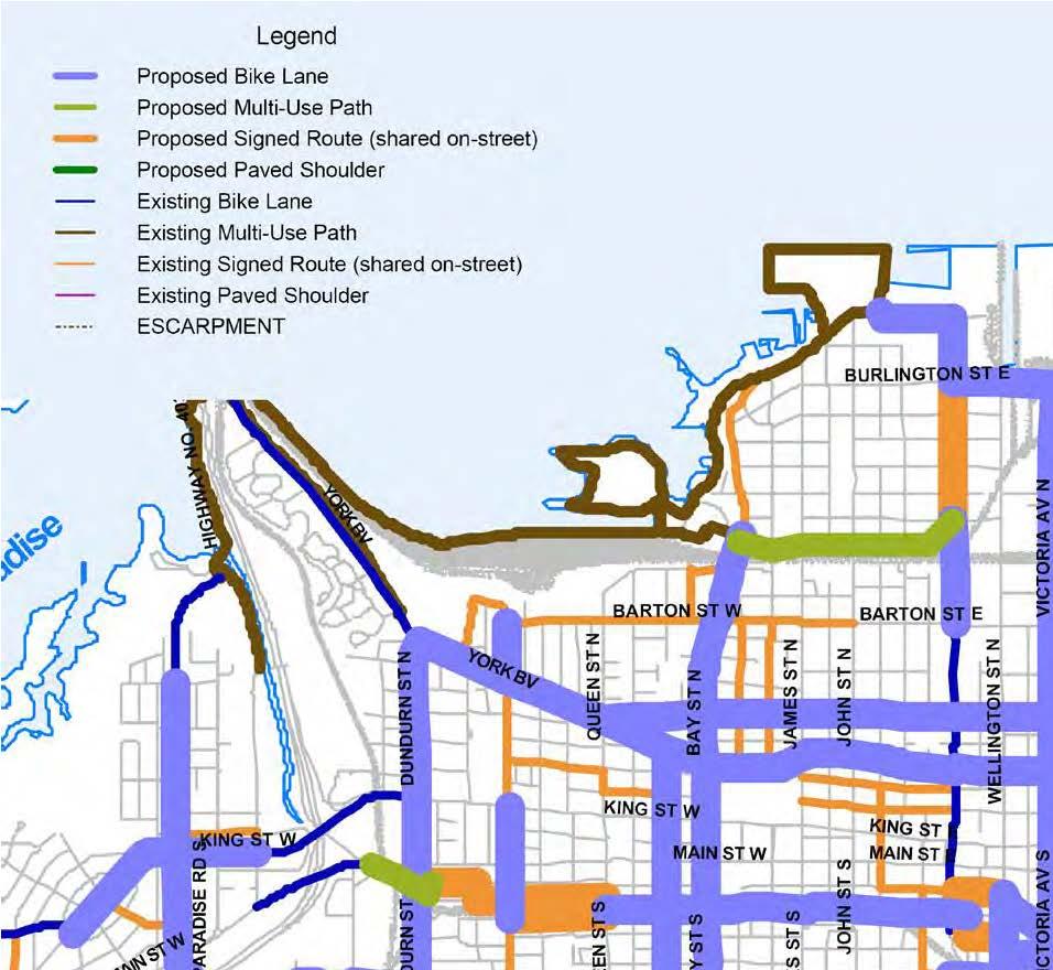 History The City s Cycling Master Plan (2009) identifies the need for an on-street cycling facility in this corridor to provide an efficient and safe network to encourage