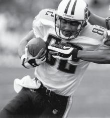 When he signed with the Titans in 1998 he became the highest paid receiver in the NFL at the time.